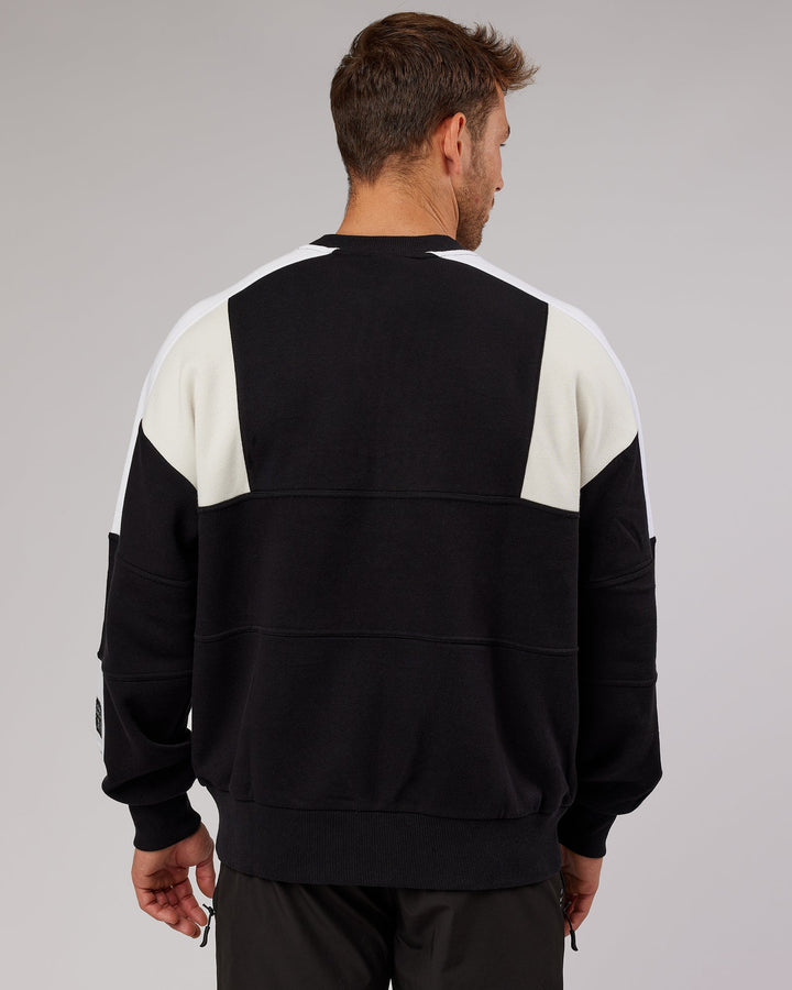Unisex Slam Sweater Oversize - Black-Bone