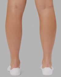 Performance No Show Socks 3 Pack - White