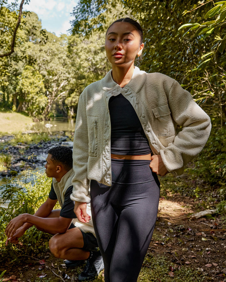 Alpine Fleece Jacket - Bone