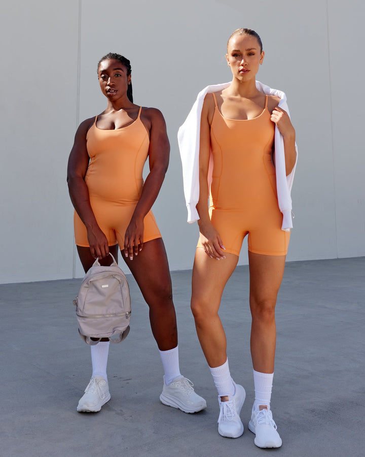 Helix Active Bodysuit - Tangerine