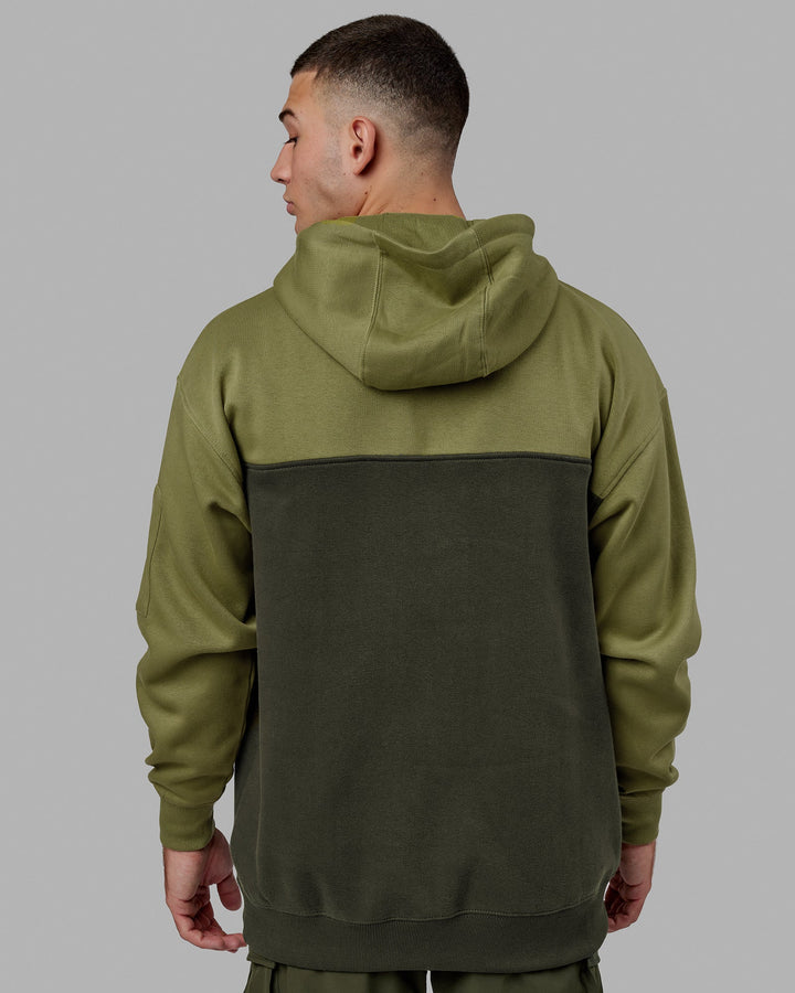 Unisex Contrary Hoodie Oversize - Forest Night-Moss Stone
