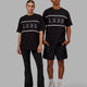 Unisex Aligned Heavyweight Tee Oversize - Black