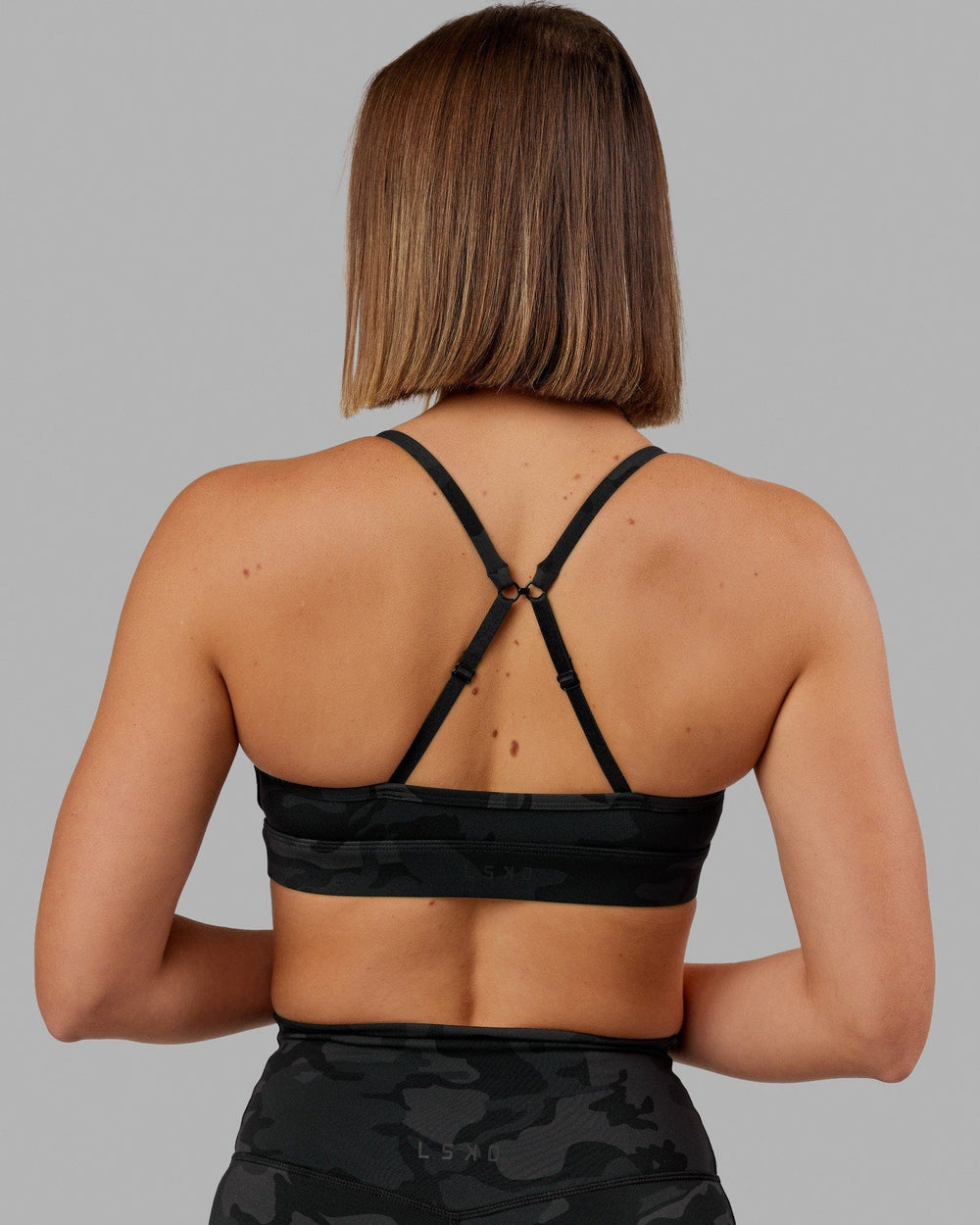 Elixir Sports Bra - Black Camo