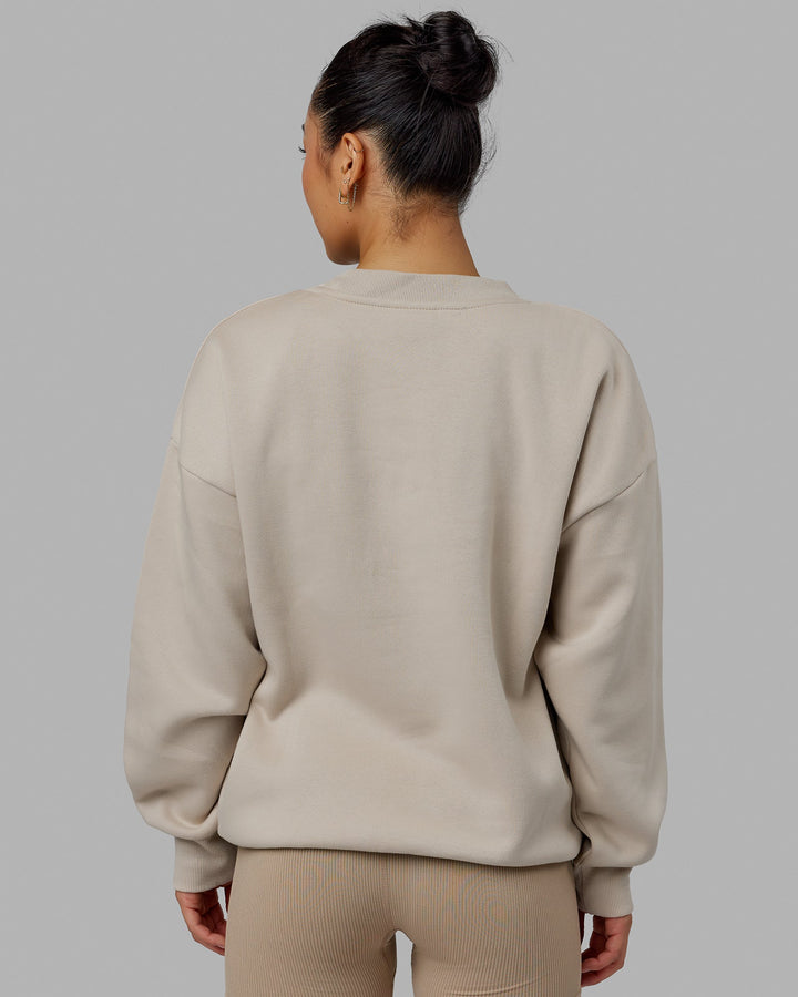 Unisex Free Throw Sweater Oversize - Shale Beige