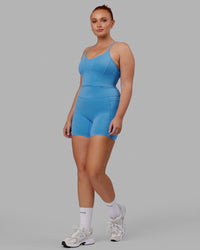 Elixir Ultra High-Rise 6" Short Pockets - Azure Blue