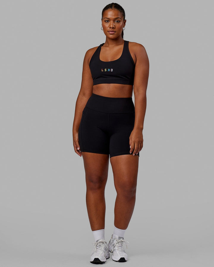 Rep Mid-Length Short - Pride-Black