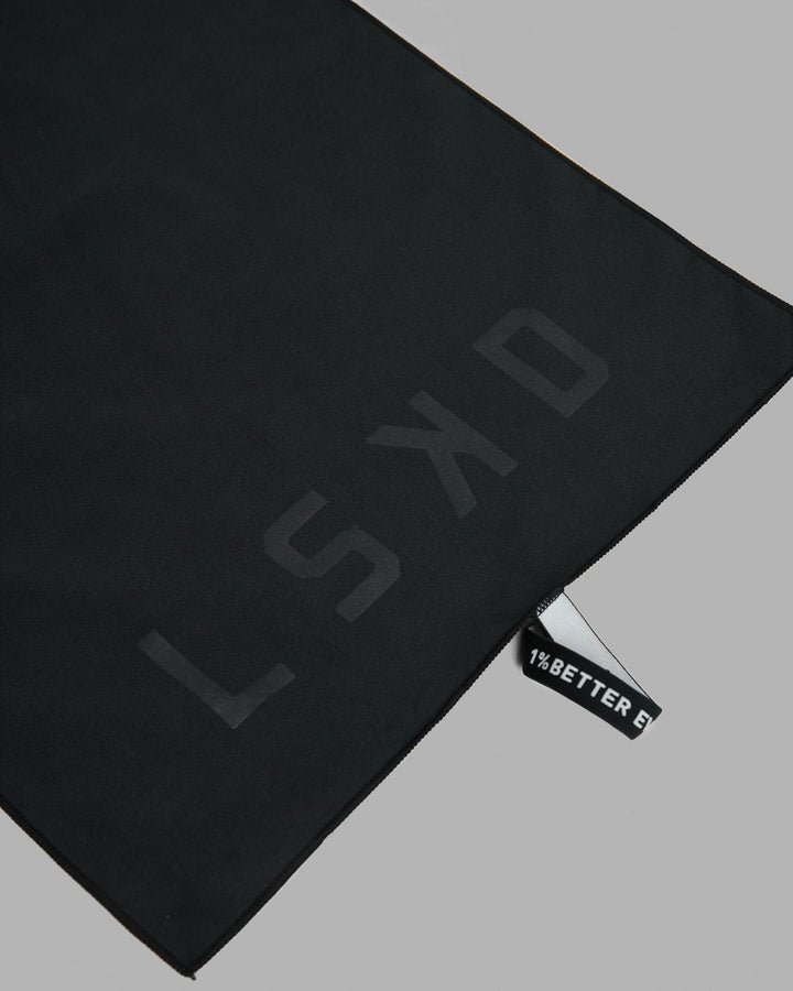 LSKD x Fitstop Lightweight Microfibre Towel 45x105cm - Black
