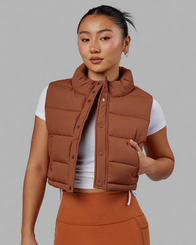 Layer Up Cropped Vest - Hazel