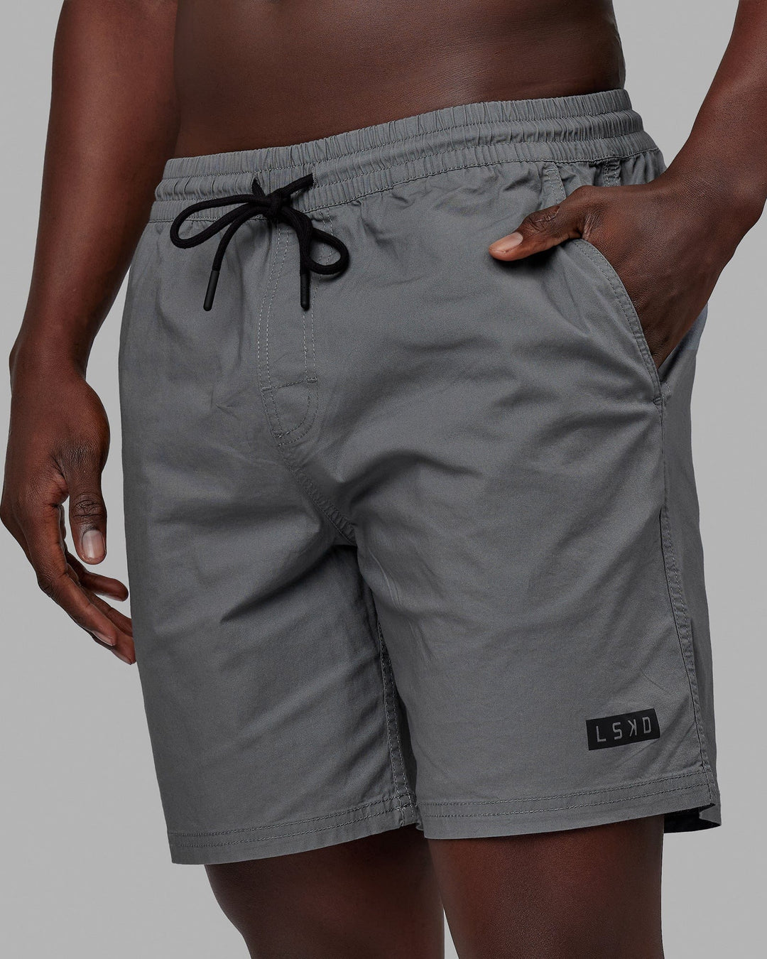 Man wearing Daily Short - Graphite