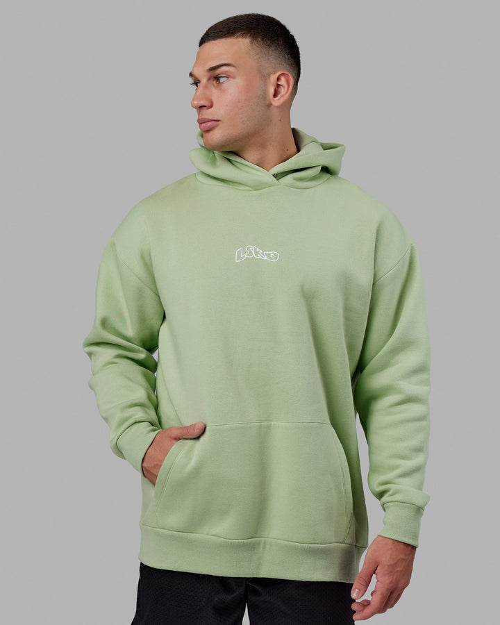Mad Happy Hoodie Oversize - Green Fig