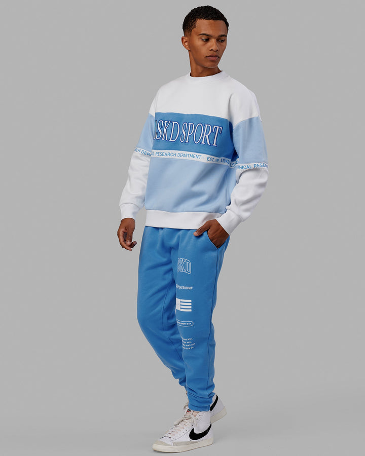 Unisex Academy Jogger - Azure Blue