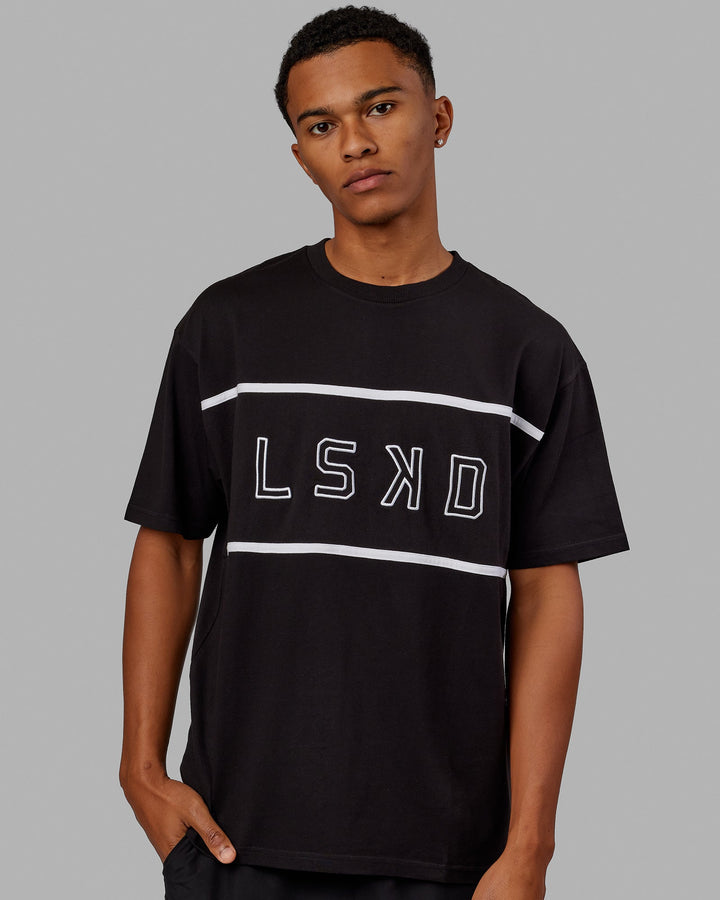 Unisex Aligned Heavyweight Tee Oversize - Black