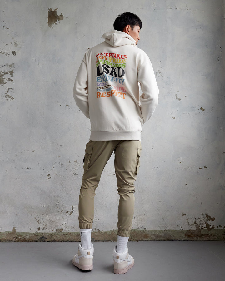 Unisex Amplify Hoodie Oversize - Pride-Off White