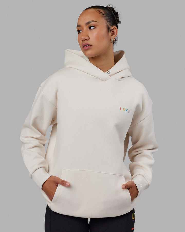 Unisex Amplify Hoodie Oversize - Pride-Off White