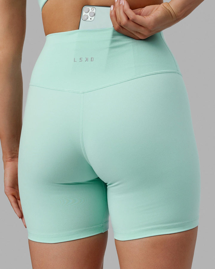 Base 2.0 Mid-Length Shorts - Pastel Turquoise