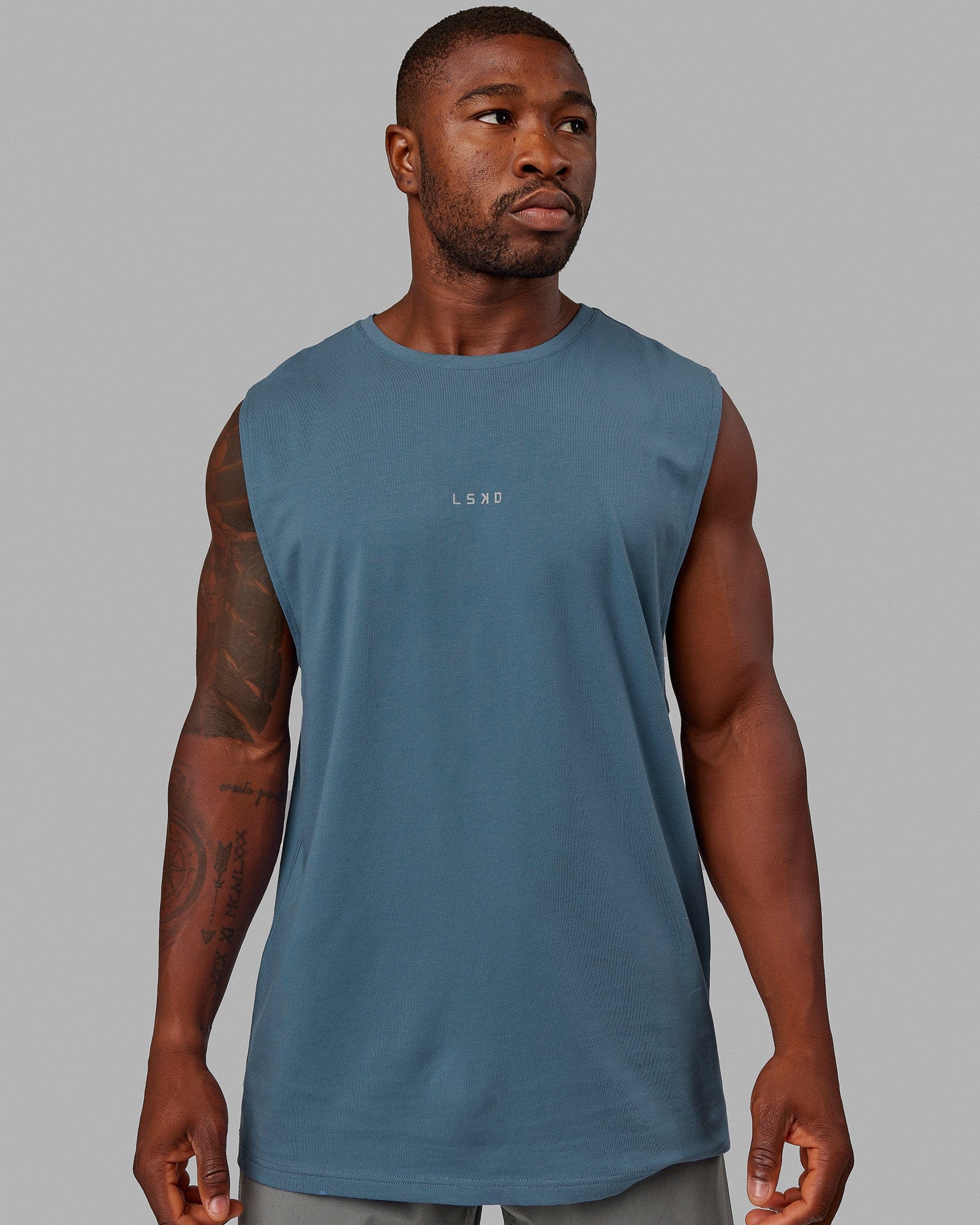 Base FLXCotton Tank - Elemental Blue
