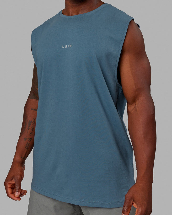 Base FLXCotton Tank - Elemental Blue
