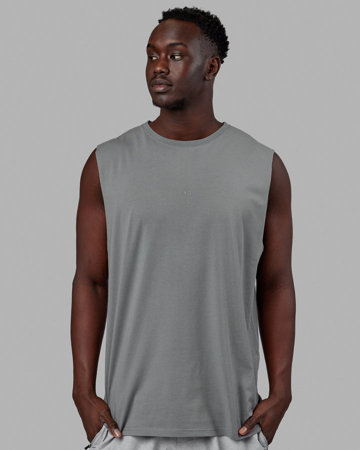 Base FLXCotton Tank - Graphite
