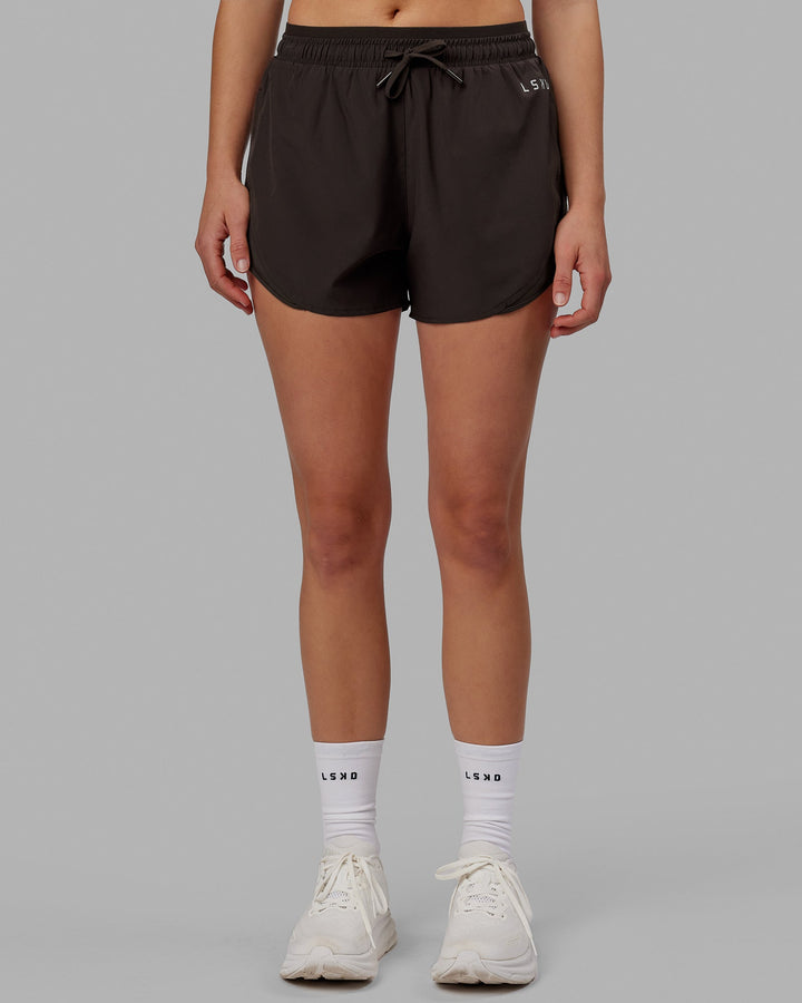 Dynamic Run Short - Dark Walnut