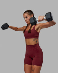 Elevation Sports Bra - Cranberry