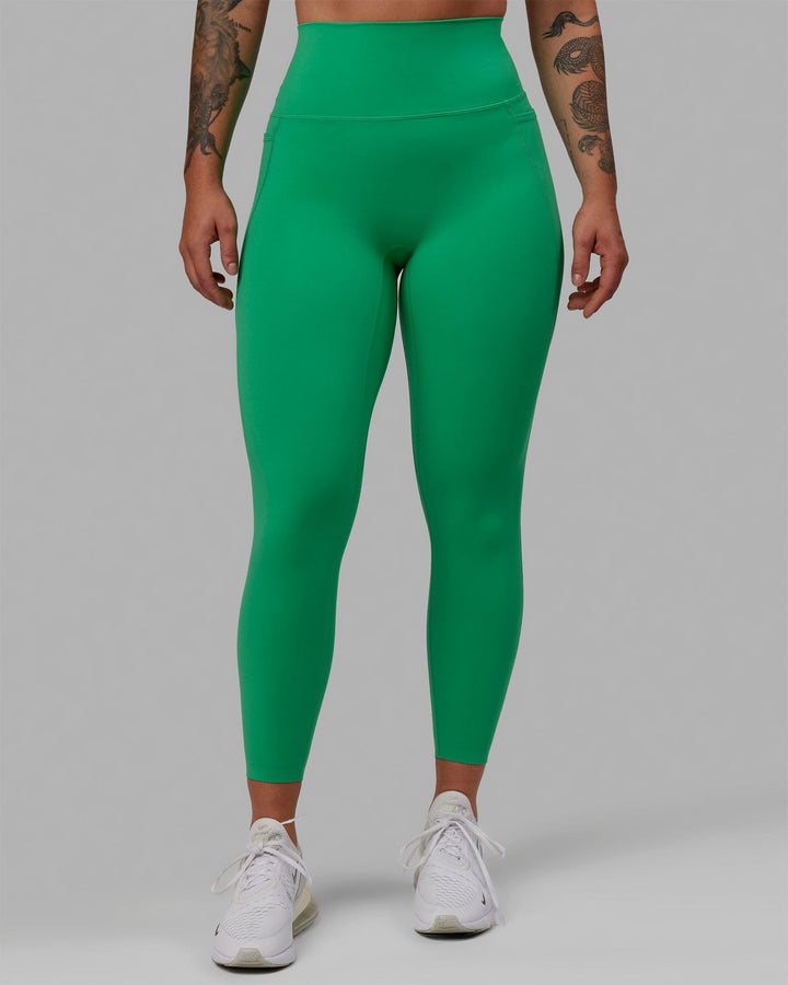 Elixir 7/8 Length Leggings With Pockets - Holly Green
