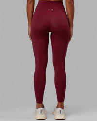 Elixir Ultra High-Rise Full Length Legging - Cranberry