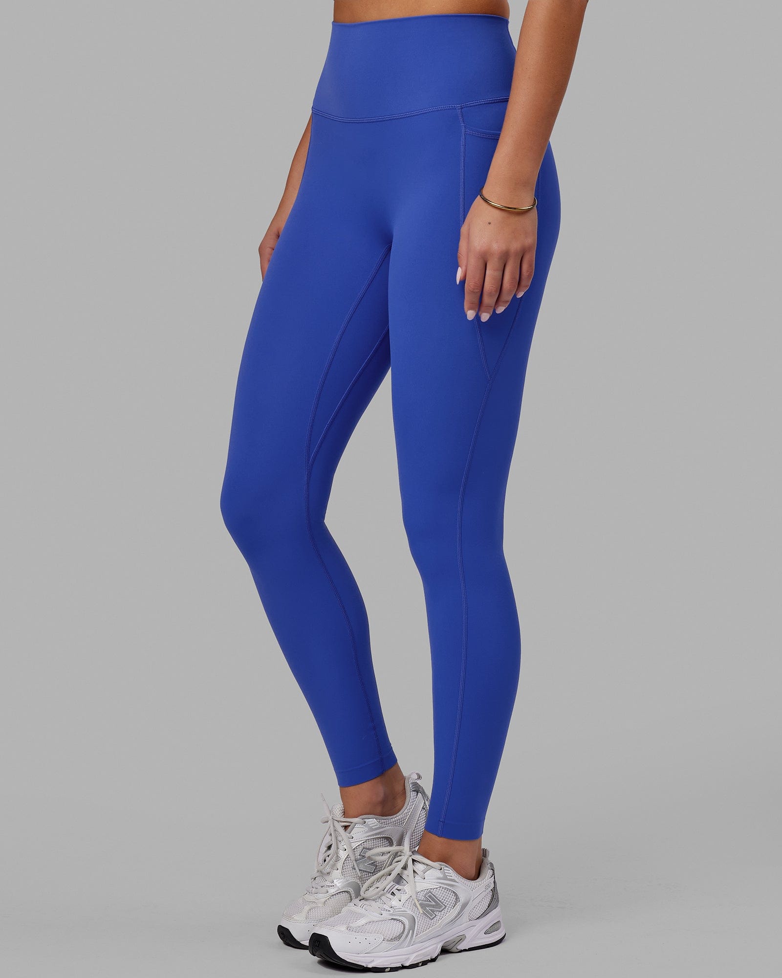 Buy Zelocity High Rise Quick Dry Leggings - Bright Cobalt at Rs.998 online  | Activewear online