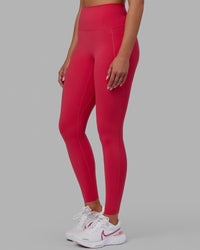 Elixir Ultra High-Rise Full Length Legging Pockets - Raspberry