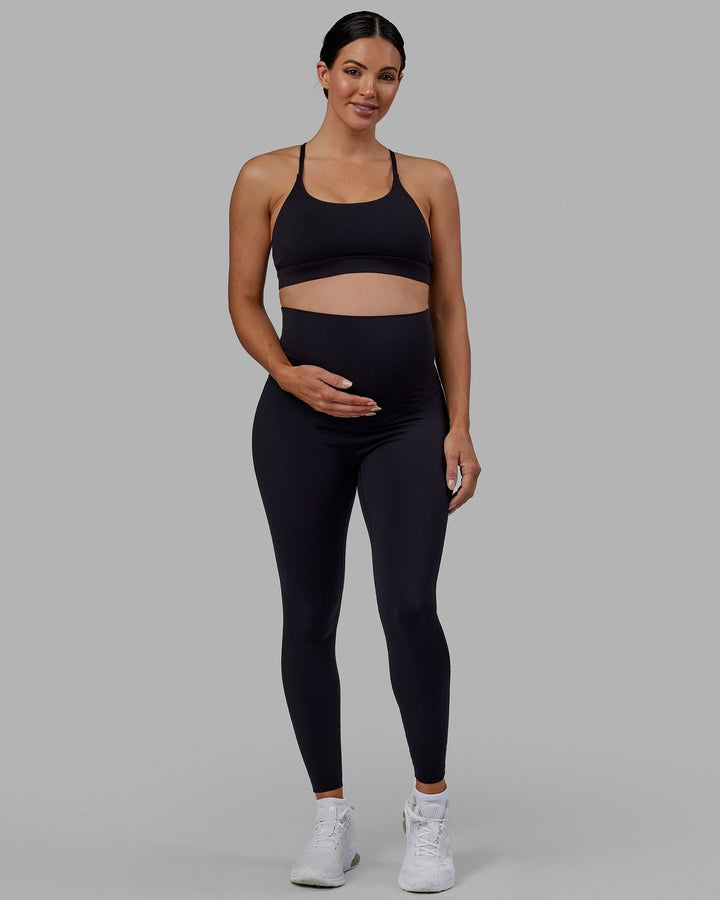 Elixir Full Length Maternity Legging - Black