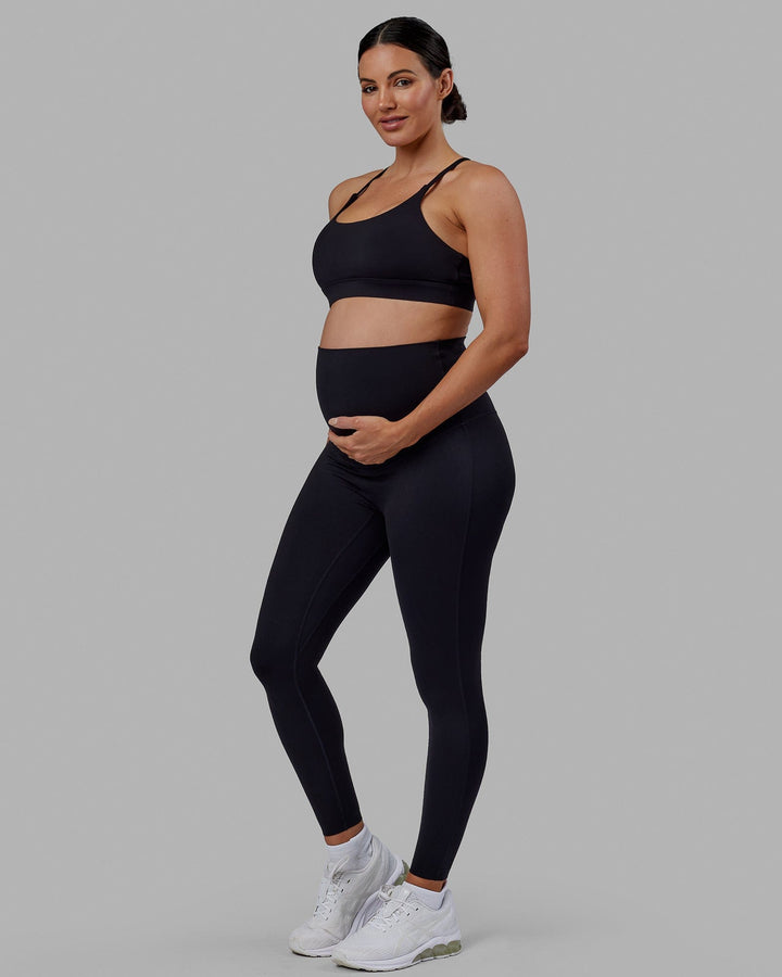 Elixir Full Length Maternity Legging - Black