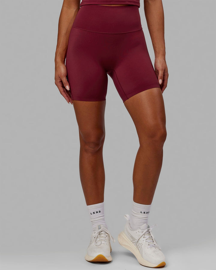 Elixir Mid-Length Shorts - Cranberry