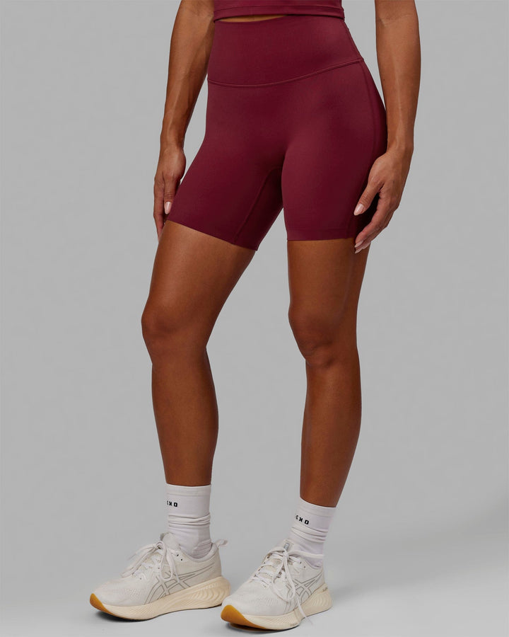 Elixir Mid-Length Shorts - Cranberry
