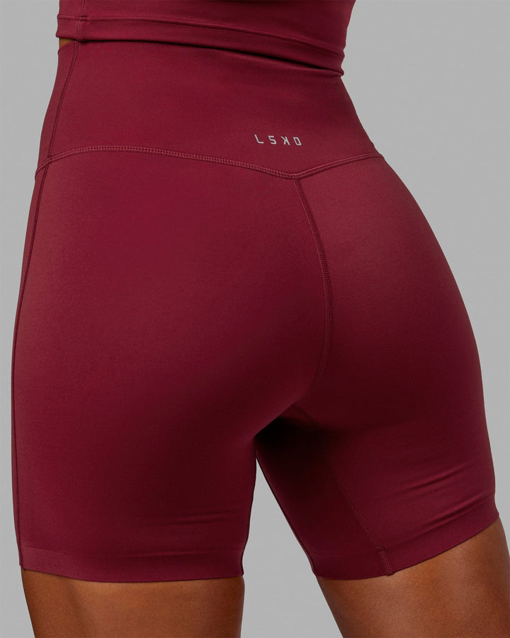 Elixir Mid-Length Shorts - Cranberry