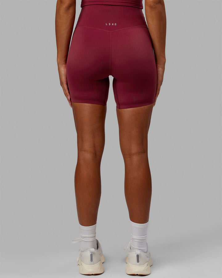 Elixir Mid-Length Shorts - Cranberry