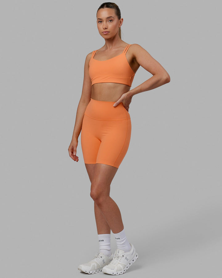 Elixir Mid-Length Shorts - Tangerine
