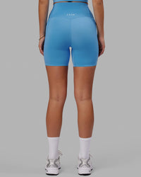 Elixir Ultra High-Rise 6" Short Pockets - Azure Blue