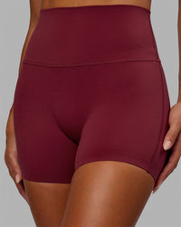 Elixir Ultra High-Rise 4" Short - Cranberry
