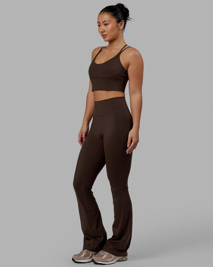 Empower Corset Bra - Dark Chocolate