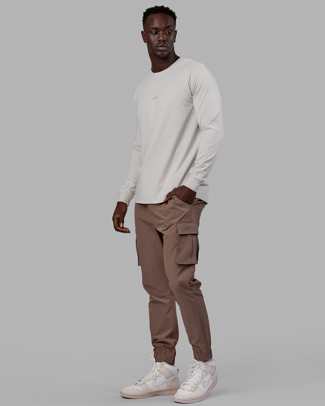 Energy Stetch Performance Cargo Joggers - Deep Taupe