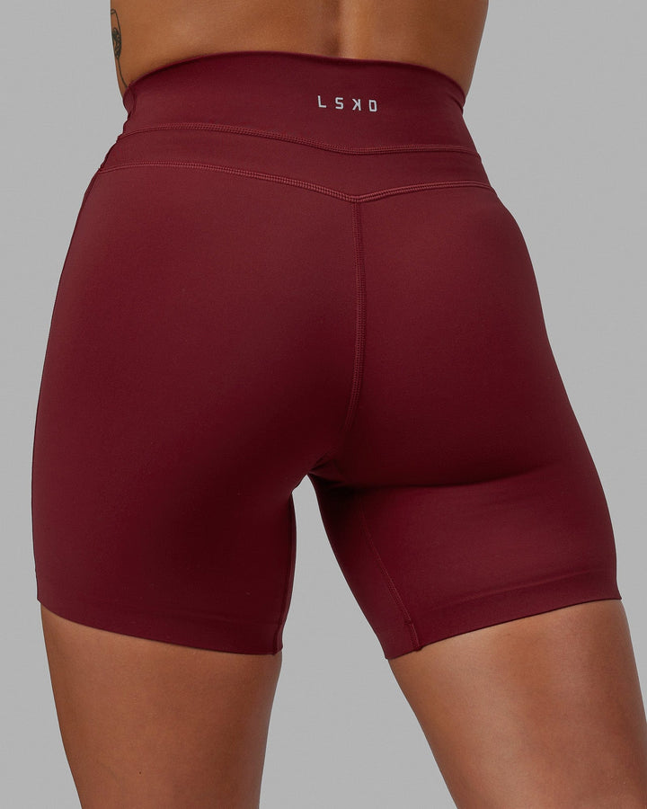 Enhance Mid-Length Shorts - Cranberry