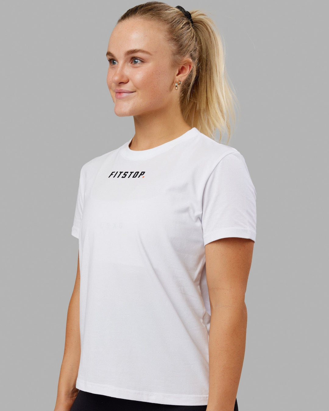 Fitstop Fast Tee - White