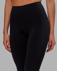 Flux Ultra High-Rise Full Length Legging Pockets - Black