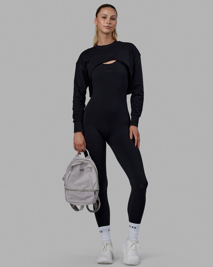 Force "Super Cropped" Sweater - Black