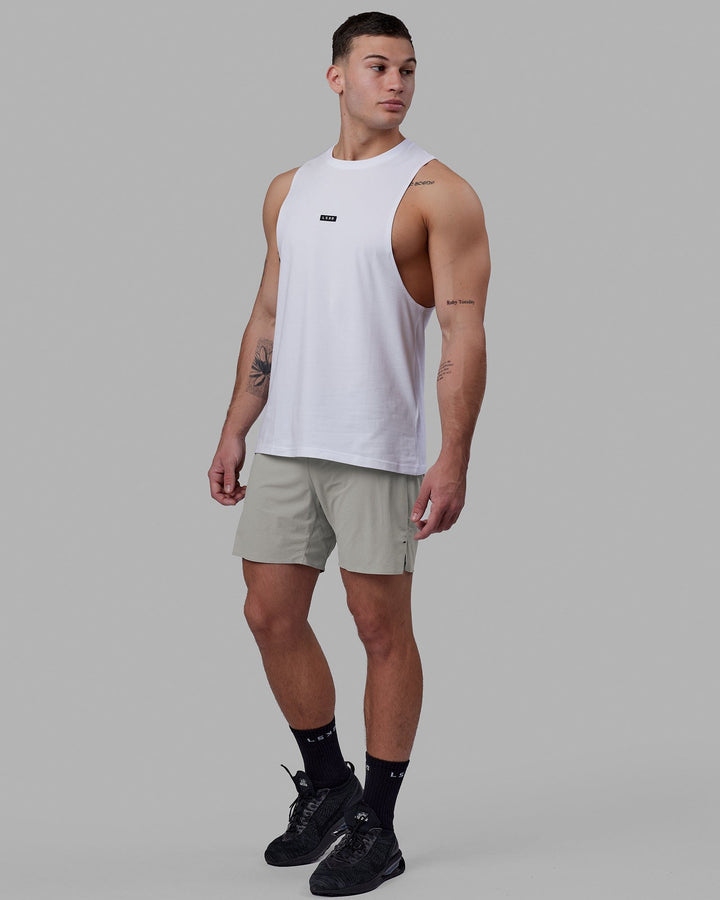 Fundamental FLXCotton Drop Arm Tank - White
