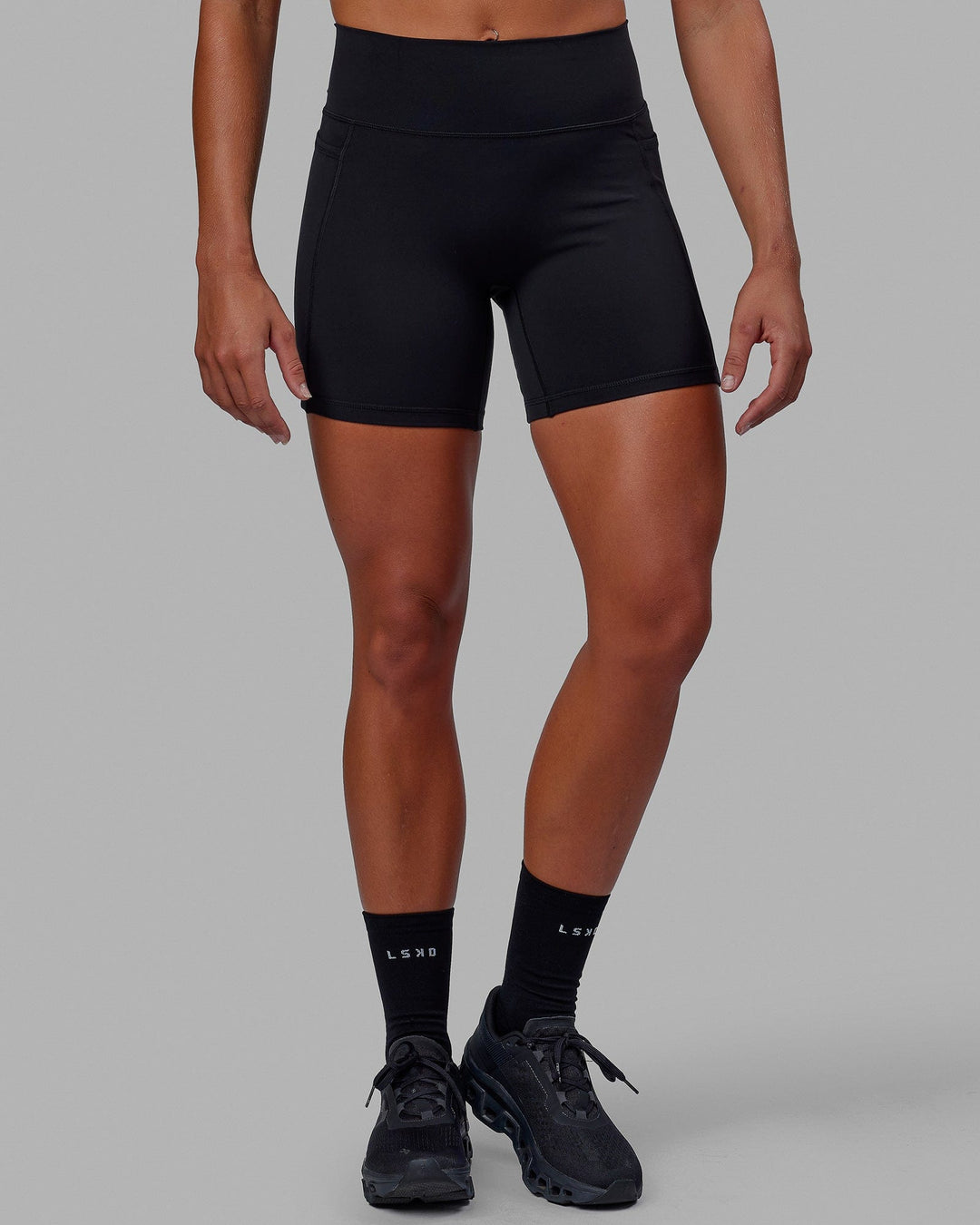 Fusion Mid-Length Shorts - Black-Black