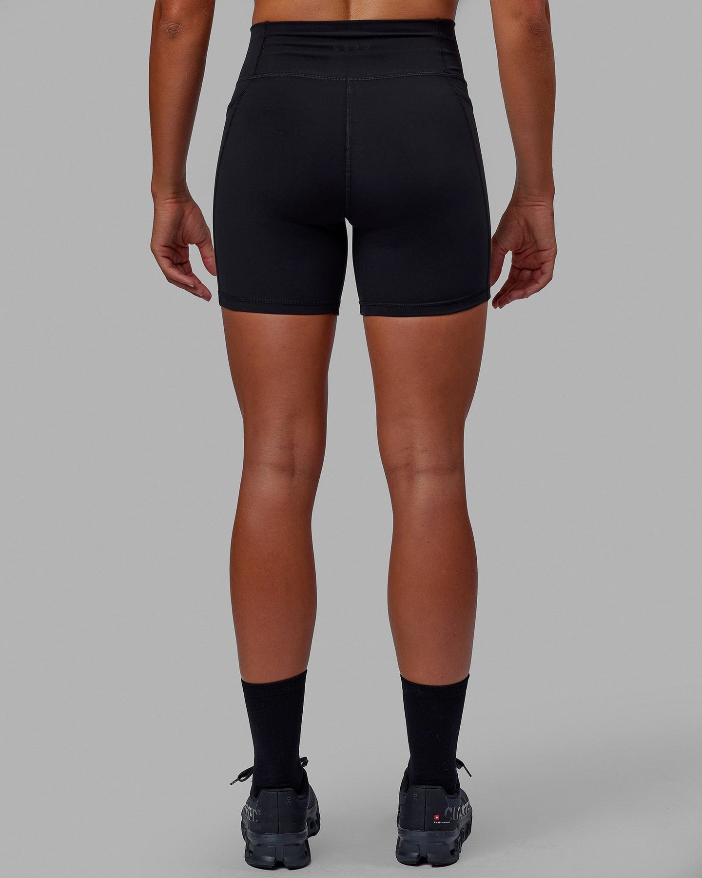 Fusion Mid-Length Shorts - Black-Black | LSKD – LSKD US