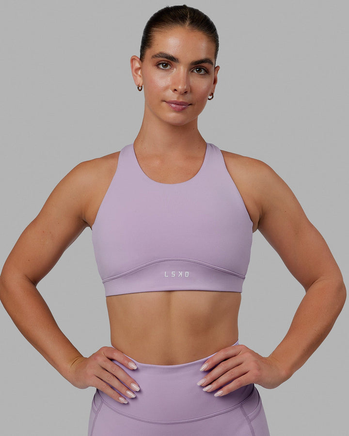 Fusion Sports Bra - Pale Lilac
