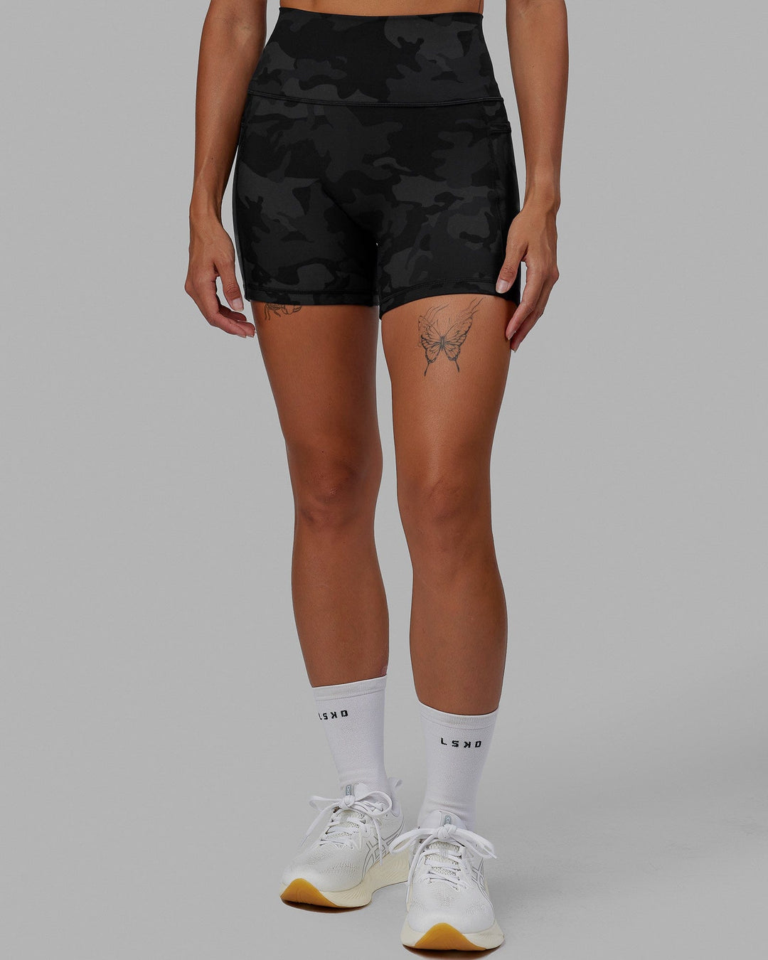 Fusion X-Length Shorts - Black Camo