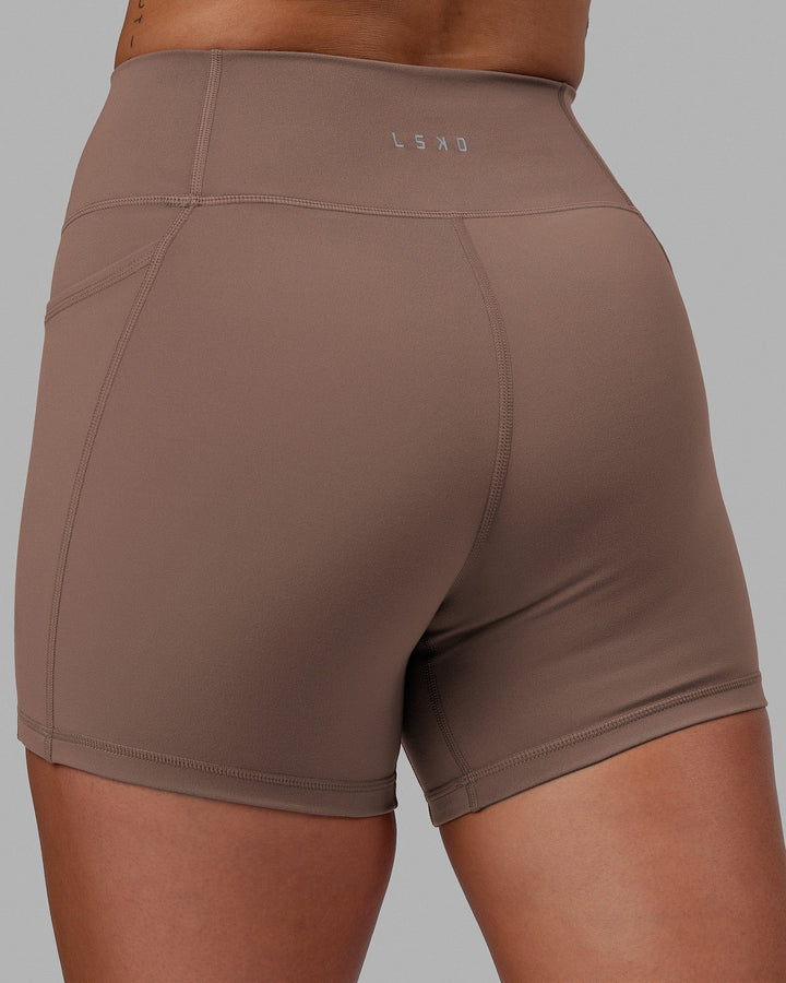 Fusion X-Short Tight - Deep Taupe