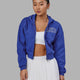 Guild Cropped Hoodie - Power Cobalt-White